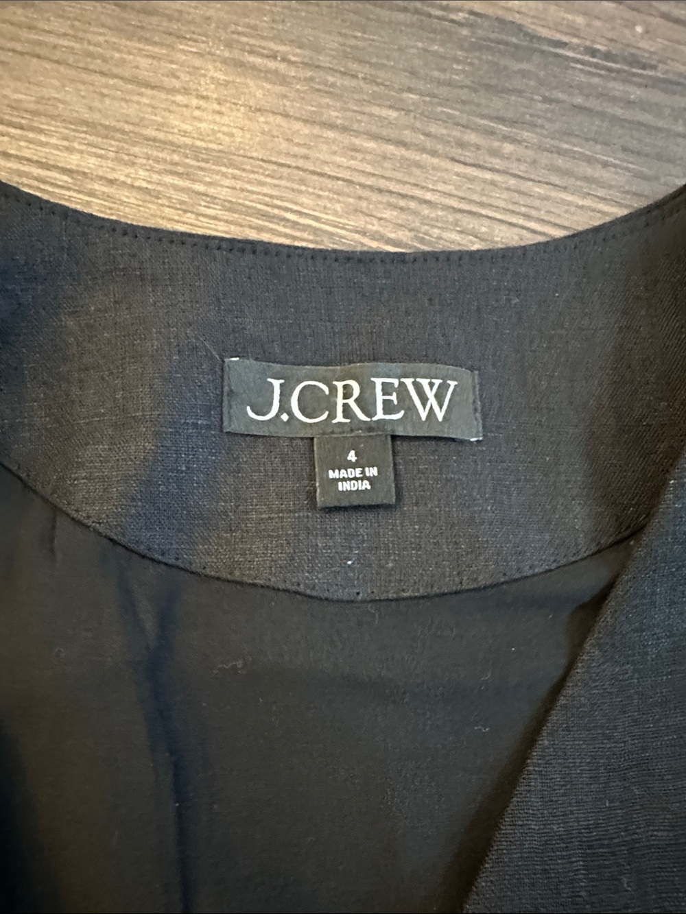 J. Crew Black Slim-fit Vest in Linen - Picture 3 of 6